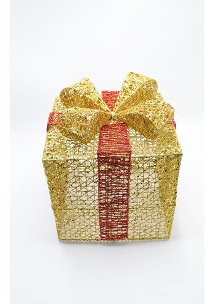 Yılbaşı Çam Ağacı Hediye Paketi Orta Boy Gold 22*22*22 cm fırsatları