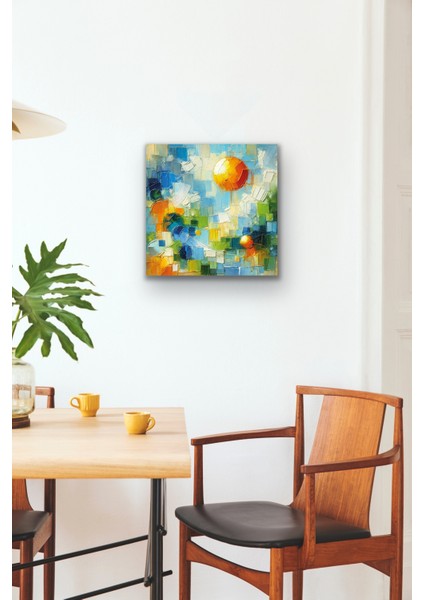 Yaz Mevsimi Kanvas Tablo 60 x 60 cm