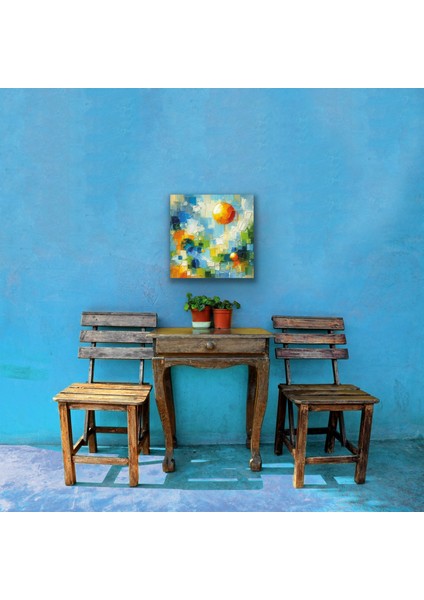 Yaz Mevsimi Kanvas Tablo 60 x 60 cm