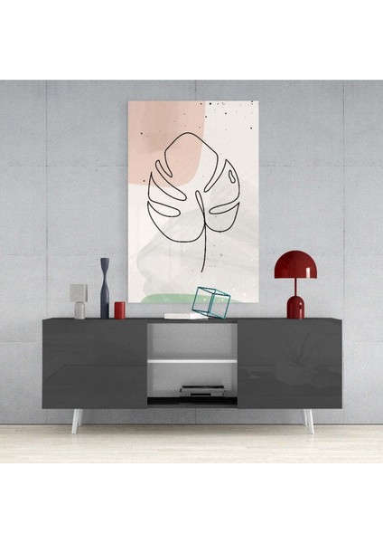 Soyut Şekiller Cam Tablo fırsatları