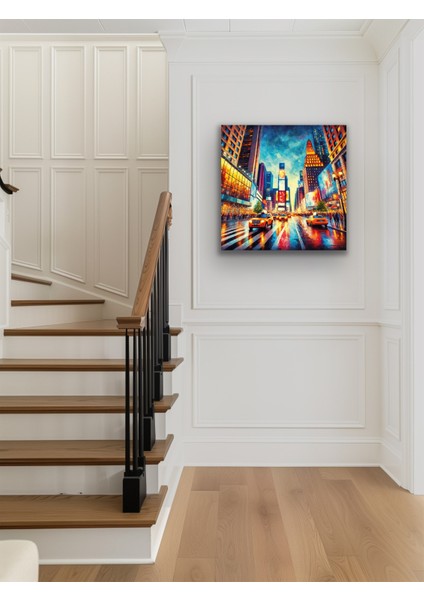 New York Times Meydanı Kanvas Tablo 90 x 90 cm fiyatları