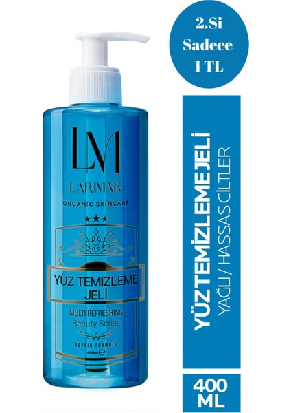 Karma Yağlı ve Akneye Eğilimli Cilt Tipleri İçin Yüz Temizleme Jeli 400 ml
