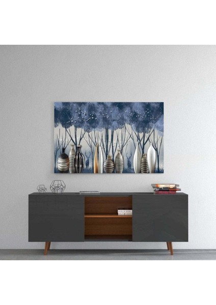 Vazolar ve Ağaçlar Cam Tablo fırsatları