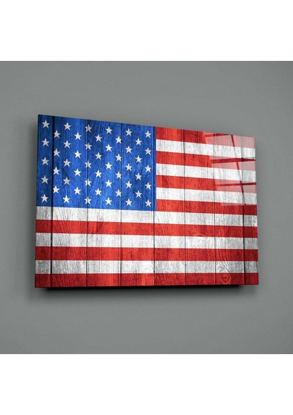 Amerika Bayrağı Cam Tablo modelleri