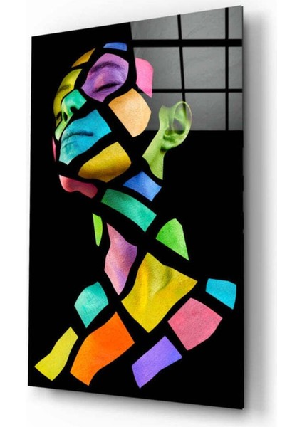 Renkli Ruh Cam Tablo