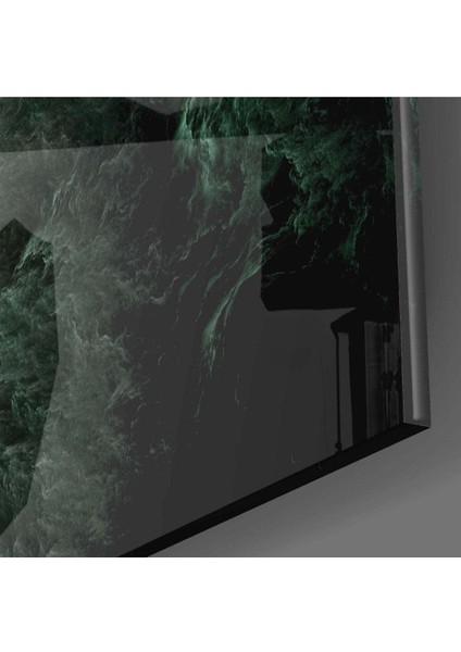 Yeşil Uzay Cam Tablo modelleri