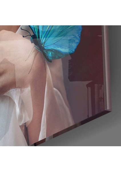 Kelebek Kadın Cam Tablo fiyatları