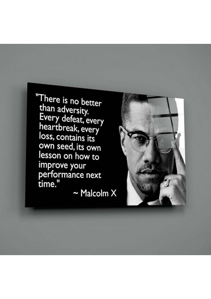 Malcolm X'in Sözleri Cam Tablo modelleri