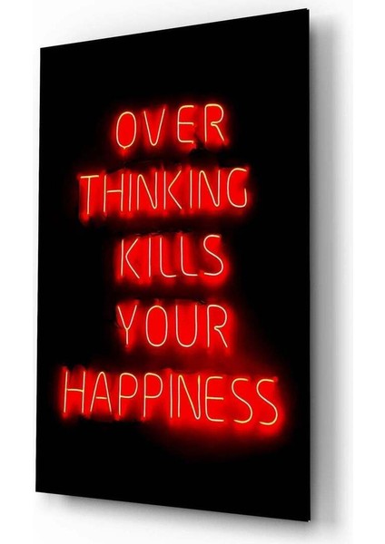 Iyice Düşünmek Cam Tablo