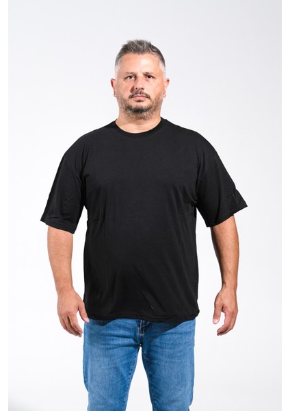 Bisiklet Yaka M-10XL Arası 3 Renk Çok Kaliteli Penye Kumaş Tan Üretilmiş T-Shirt