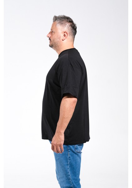 Bisiklet Yaka M-10XL Arası 3 Renk Çok Kaliteli Penye Kumaş Tan Üretilmiş T-Shirt