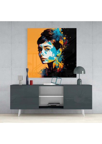 Audrey Hepburn Cam Tablo || Tasarımcı Koleksiyonu fırsatları