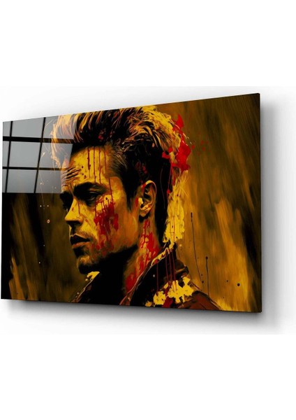 Fight Club - Tyler Durden Cam Tablo || Tasarımcı Koleksiyonu