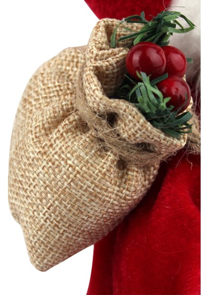 14X35X9 cm Torbalı Noel Baba Yılbaşı Süs