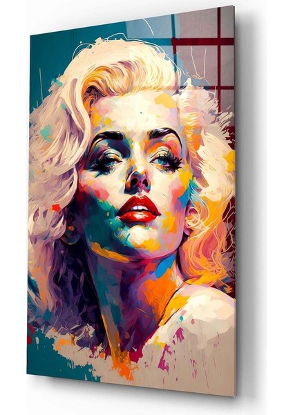 Marilyn Monroe Cam Tablo || Tasarımcı Koleksiyonu
