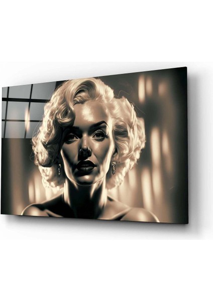 Marilyn Monroe Cam Tablo || Tasarımcı Koleksiyonu