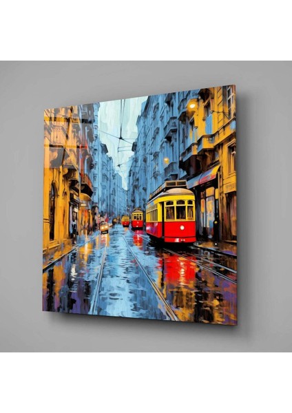 Istiklal Caddesi Cam Tablo || Tasarımcı Koleksiyonu fiyatları