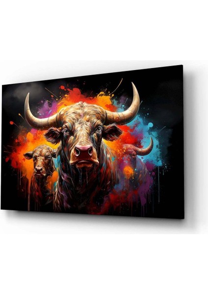 Boğa Cam Tablo
