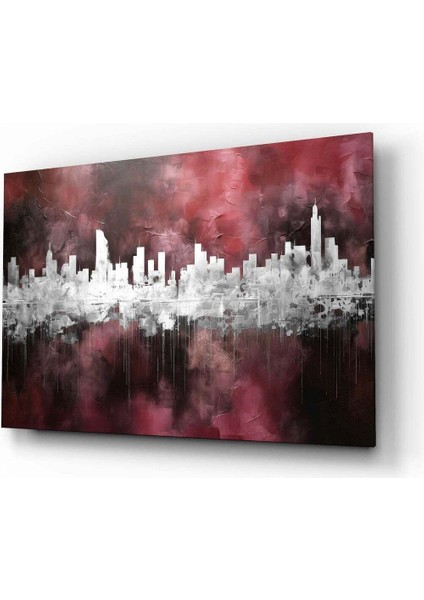 Şehir Silueti Cam Tablo || Tasarımcı Koleksiyonu
