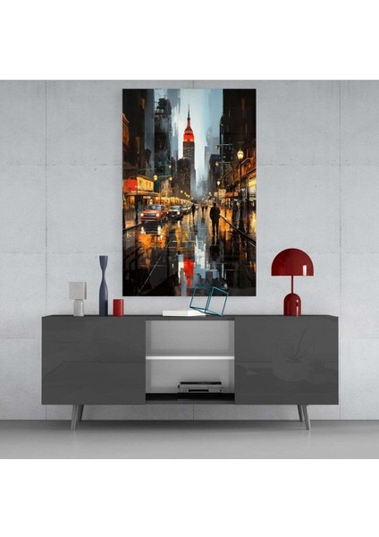 Şehir Gecesi Cam Tablo fırsatları