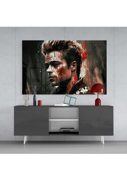 Fight Club - Tyler Durden Cam Tablo || Tasarımcı Koleksiyonu fırsatları