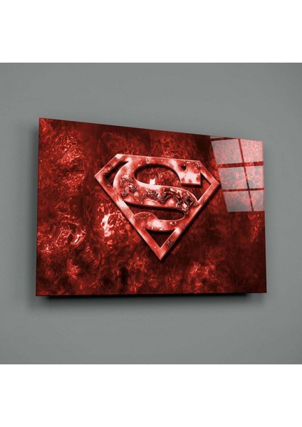 Süpermen Cam Tablo modelleri