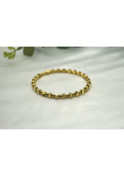 Top Boncuk Gold Çelik Bilezik fiyatları