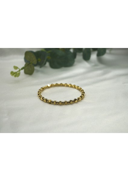 Top Boncuk Gold Çelik Bilezik fırsatları