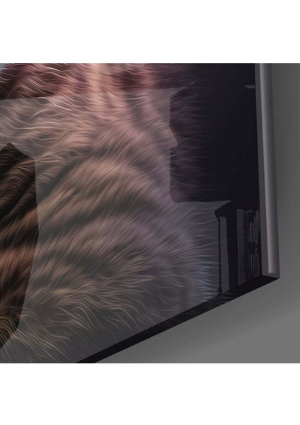 Ay Kedisi Cam Tablo || Tasarımcı Koleksiyonu modelleri