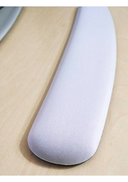 Bilek Destekli Klavye Pad - Kaymaz Klavye Destek Pedi - Keyboard Pedi - Oval Klavye Pedi - Klavye Desteği ( 1 Adet )