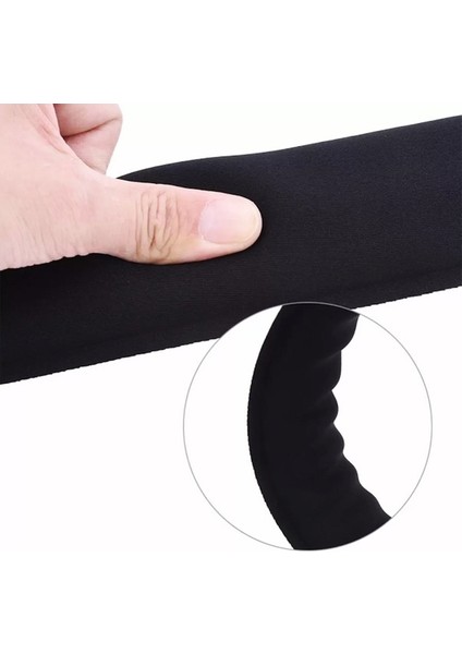 Bilek Destekli Klavye Pad - Kaymaz Klavye Destek Pedi - Keyboard Pedi - Oval Klavye Pedi - Klavye Desteği ( 1 Adet )