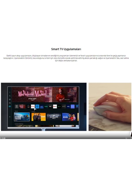 Izle, Oyna, Çalış -Wi-Fi Bağlantı Apple-Android Kablosuz Görüntü Aktarım 32''inç 80 Ekran Akıllı Tv-Monitör M5 + Logitech Kablosuz Klavye