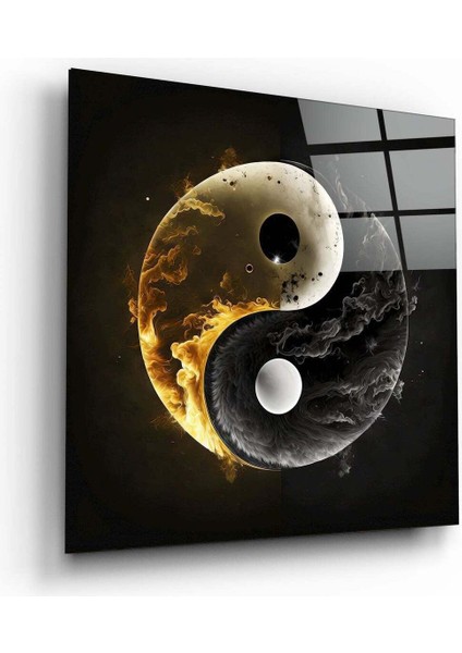 Ying&yang Cam Tablo || Tasarımcı Koleksiyonu