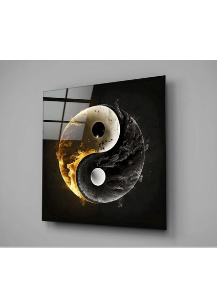 Ying&yang Cam Tablo || Tasarımcı Koleksiyonu