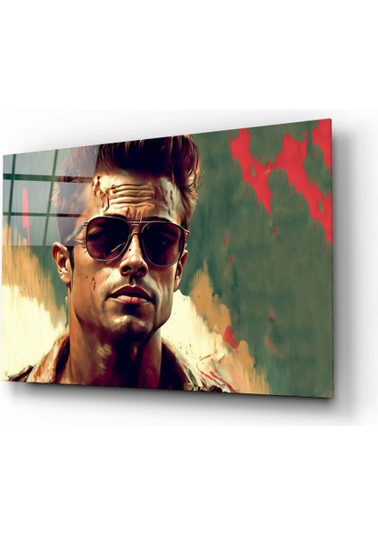Fight Club - Tyler Durden Cam Tablo || Tasarımcı Koleksiyonu