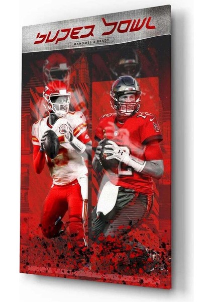 Nfl - Mahomes x Brady Cam Tablo || Tasarımcı Koleksiyonu