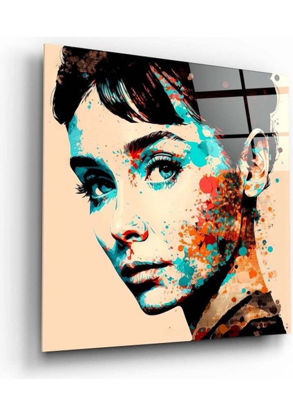 Audrey Hepburn Cam Tablo || Tasarımcı Koleksiyonu