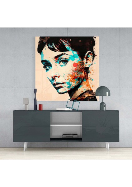 Audrey Hepburn Cam Tablo || Tasarımcı Koleksiyonu fırsatları