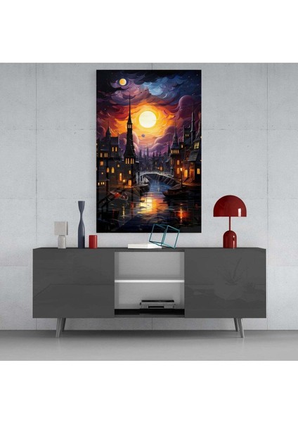 Ay Işığı Cam Tablo fırsatları