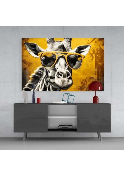 Havalı Zürafa Cam Tabo || Tasarımcı Koleksiyonu fırsatları