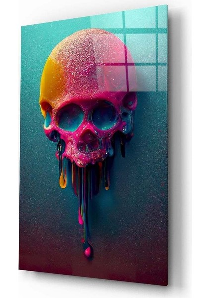 Kafatasının Eriyisi Cam Tablo