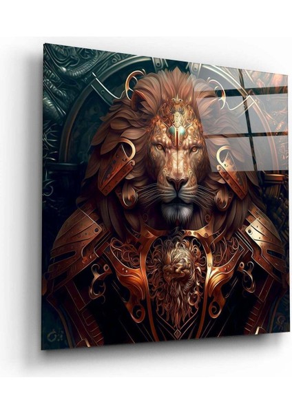 Aslan Kral Cam Tablo || Tasarımcı Koleksiyonu