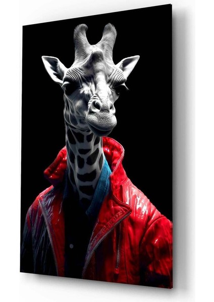 Zarif Zürafa Cam Tablo || Tasarımcı Koleksiyonu