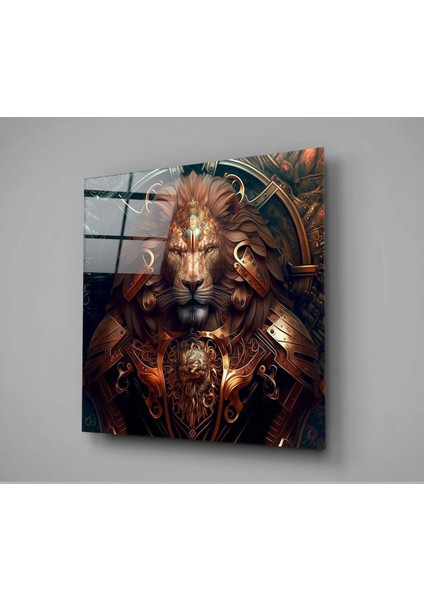 Aslan Kral Cam Tablo || Tasarımcı Koleksiyonu fiyatları