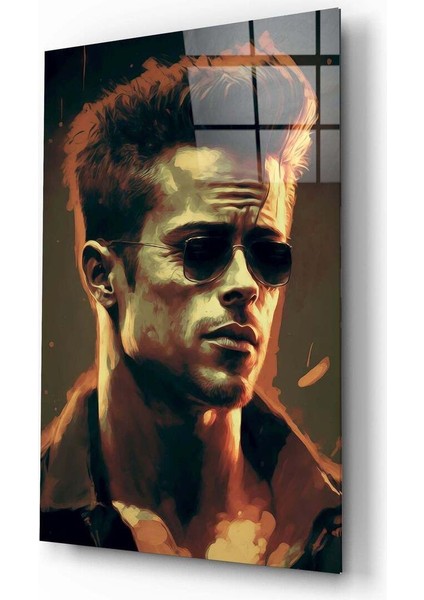 Fight Club - Tyler Durden Cam Tablo || Tasarımcı Koleksiyonu