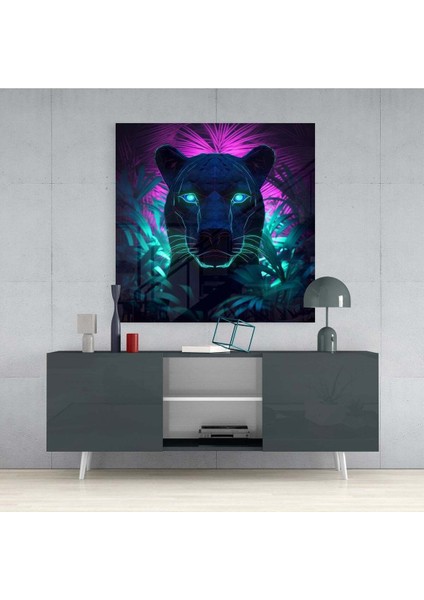 Neon Panter Cam Tablo || Tasarımcı Koleksiyonu fırsatları