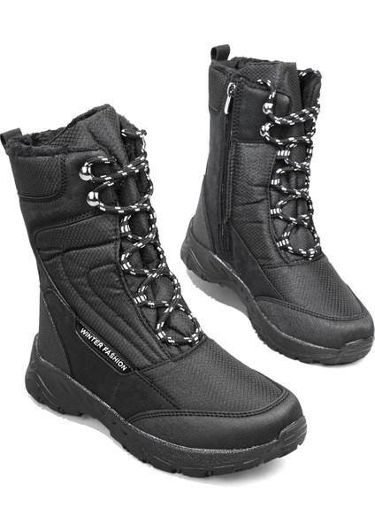 TW.9280 Siyah Kürklü Kadın Kar Bot fiyatları