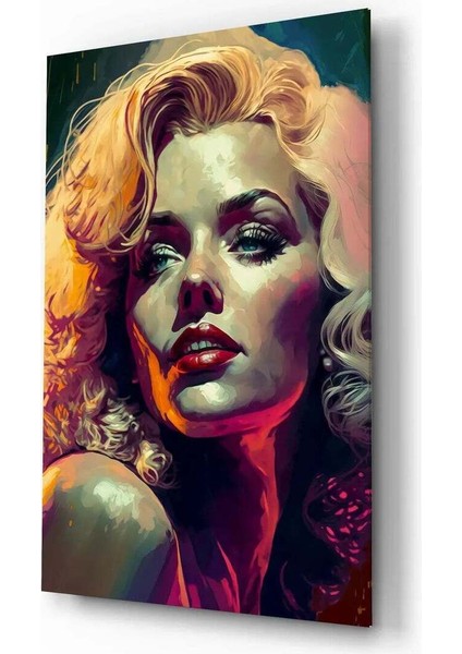 Marilyn Monroe Cam Tablo || Tasarımcı Koleksiyonu
