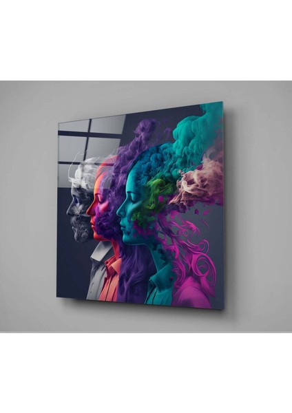 Füme Düşünceler Cam Tablo || Tasarımcı Koleksiyonu fiyatları
