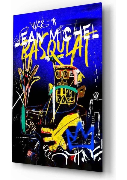 Jean-Michel Basquiat Cam Tablo || Tasarımcı Koleksiyonu